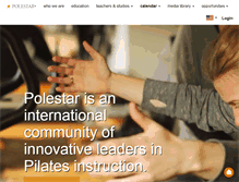 Tablet Screenshot of polestarpilates.com